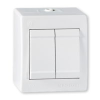 Serijska sklopka OG IP44 10A bela 252.00 Aling Power Line