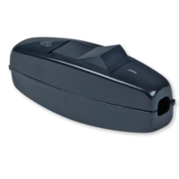 Jednopolni međugajtanski prekidač crni 216.13 Aling