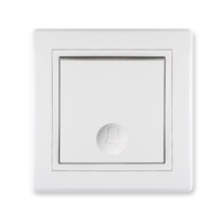 Taster zvona bez indikacije 10A~ bela 610.000 Aling Prestige Line