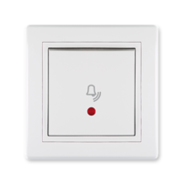 Taster zvona sa indikacijom 10A BELA 610I.000 Aling Prestige Line