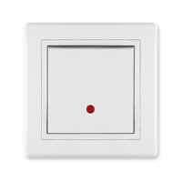 Sklopka jednopolna indikatorska 16A bela 6191.000 Aling Prestige Line