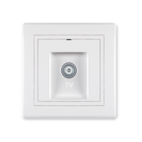 Prikljucnica antenska TV završna bela 612I.000 Aling Prestige Line