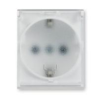 Prikljucnica dvopolna 16A plast. sa poklopcem PROVIDNO BELA 653.0T Aling Mode