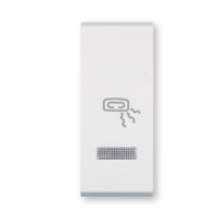 Taster za sklopku jednostruki sa indikacijom, GREJALICA beli 65424.0 Aling Mode