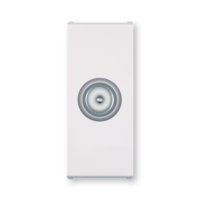 Prikljucnica antenska TV za individualne sist. IEC M 9,5mm/F 1M bela 6621.0 Aling Mode