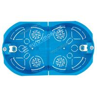 Montažna kutija za šuplji zid - gips trostruka PLAVA VM3  6533 Aling