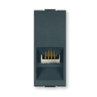 Prikljucnica komunikacijska RJ 45 8/8 Cat 5e 1M ANTRACIT 664.A Aling Mode