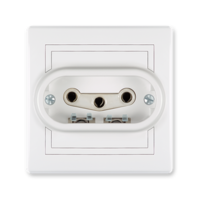 Tropolna prikljucnica 16A 440V~ sa mont. kutijom fi70 602.000 Aling Prestige Line