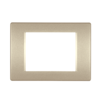 Maska jednostruka 1M METALIK ZLATNA 6501.G Aling mode