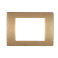 Maska dvosruka 2M METALIK ZLATNA 6502.G Aling mode