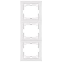 Maska trostruka PRESTIGE - vertikalna (3M-V), bela 6713.0