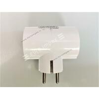 T RAZVODNIK BELI SA DVE ŠUHO PRIKLJUCNICE k25 104.01 Index