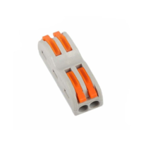 KONEKTOR 2P 2/2 BRZA KLEMA PROLAZNA do 4mm2 do 32A 31039 