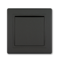 Sklopka jednopolna 10A 250V CRNA SOFT TOUCH 605.E1E1 Aling Prestige Line