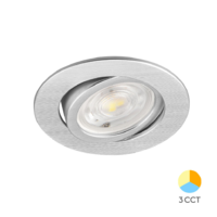 LED ROZETNA 7W 3CCT OKRUGLA SIVA 3u1 TRI BOJE SVETLA3000/4000/6500KSPOT SVETILJKA BD02-00783 Braytron
