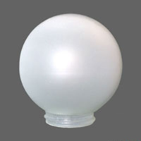 PVC KUGLA AKRIL fi160mm h=150mm spoljni navoj fi83mm (zamena za Opal kuglu)