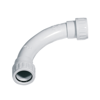PVC SPOJNICA ZA KRUTE CEVI PRAV UGAO 90 STEPENI EC D25 IP65 500BB25 Elmark