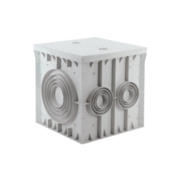 PODNA UKOPAVAJUCA RAZVODNA KUTIJA 400x400x400mm IP54 PVC SAHT 40x40 MD9110 Adal Pano