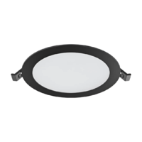 LED PANEL 12W UGRADNI 3CCT (tri boje svetla 3000/4000/6500) CRNI OKVIR IP40 BP01-91281 Braytron